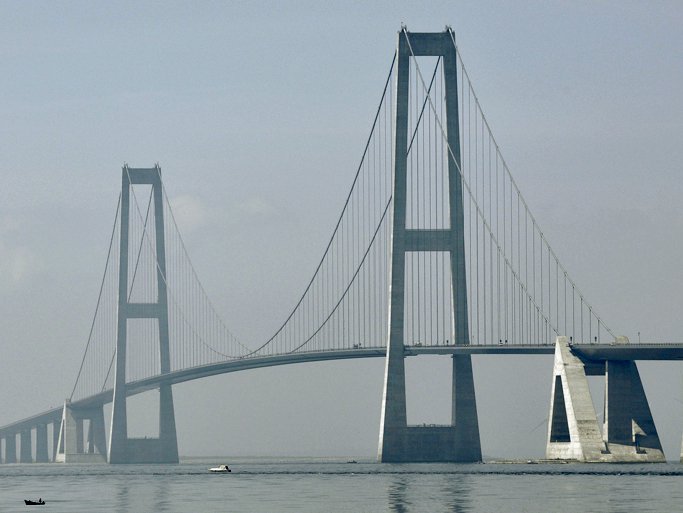 Great Belt East Bridge Denmark