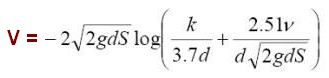 Colebrook White Equation